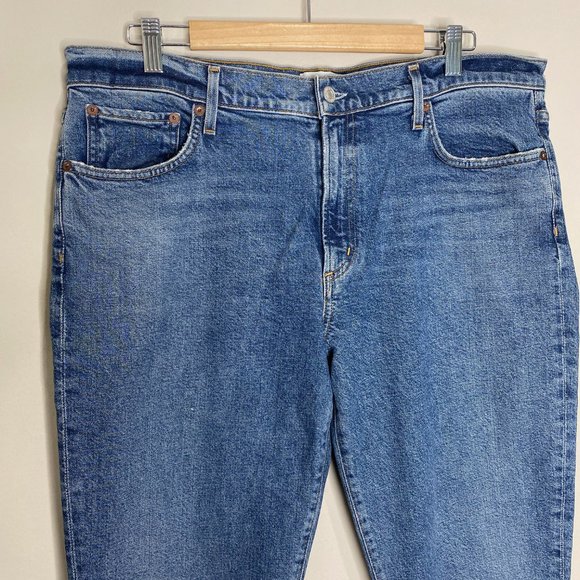 Agolde “Toni Mid-Rise Dine” Straight Jeans - Picture 6 of 15